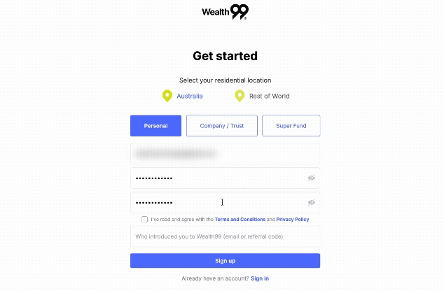 AU Getting Started Individual Account SignUp and Verification 01