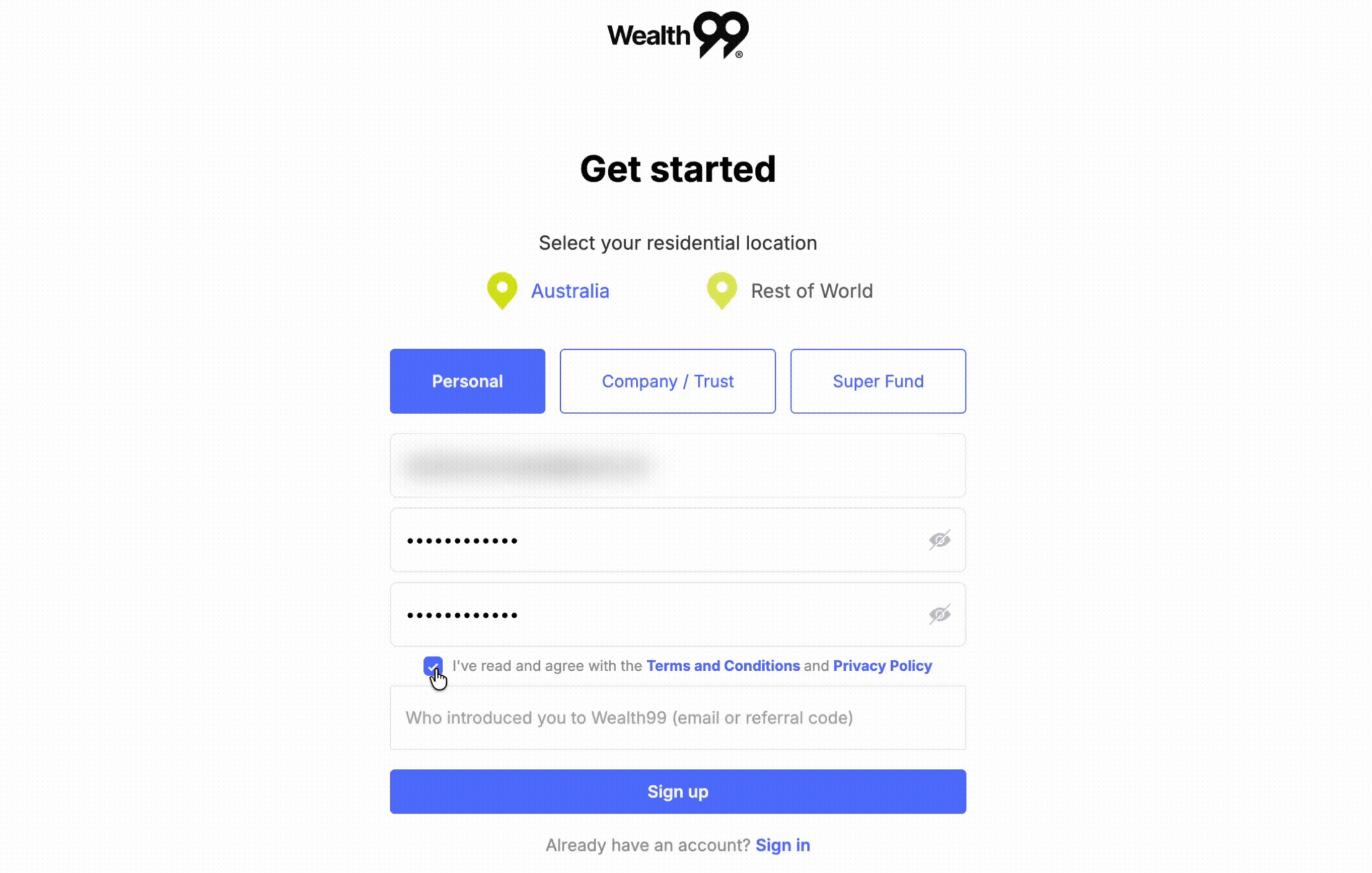 AU Getting Started Individual Account SignUp and Verification 02 2